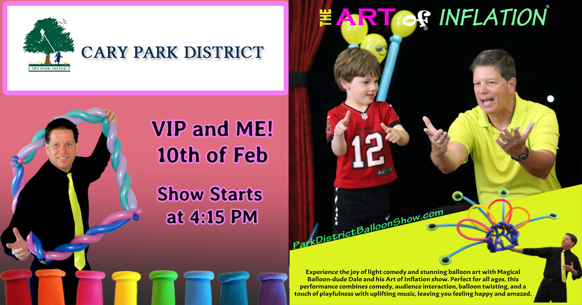Cary Park District VIP and Me Dance Banner 2024
