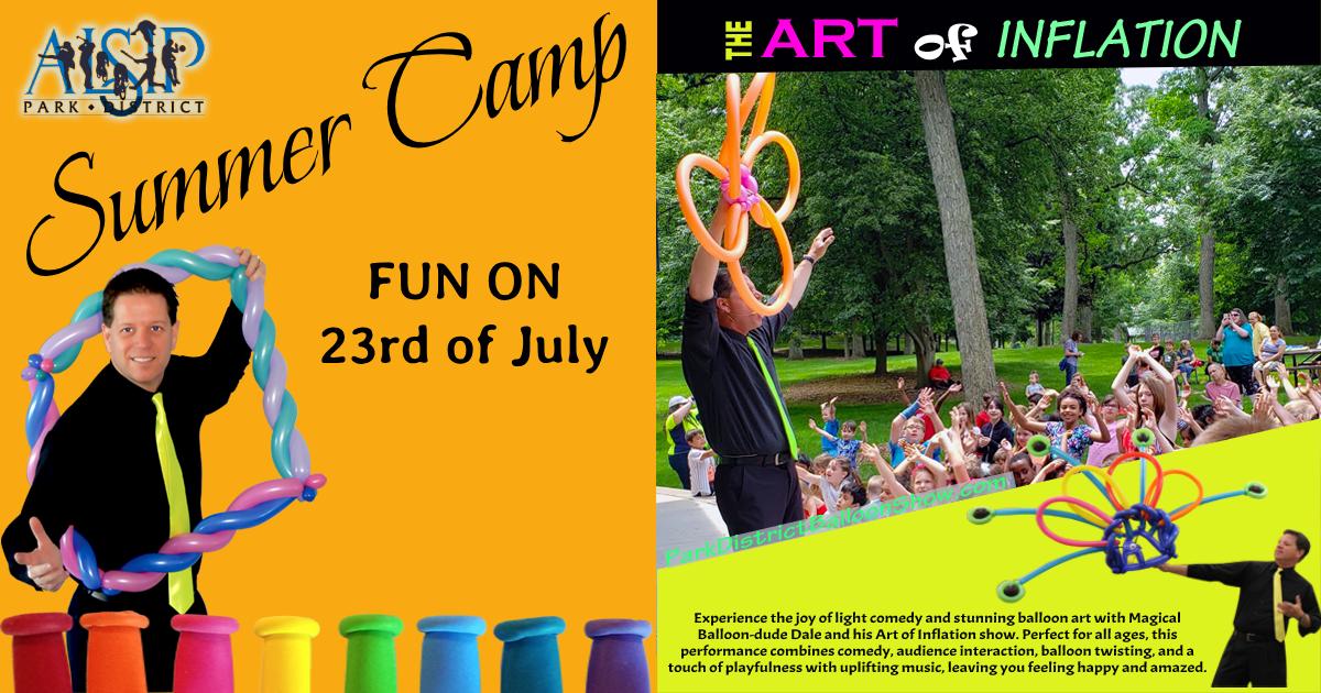 Balloon Fun At Alsip Park District Summer Camp