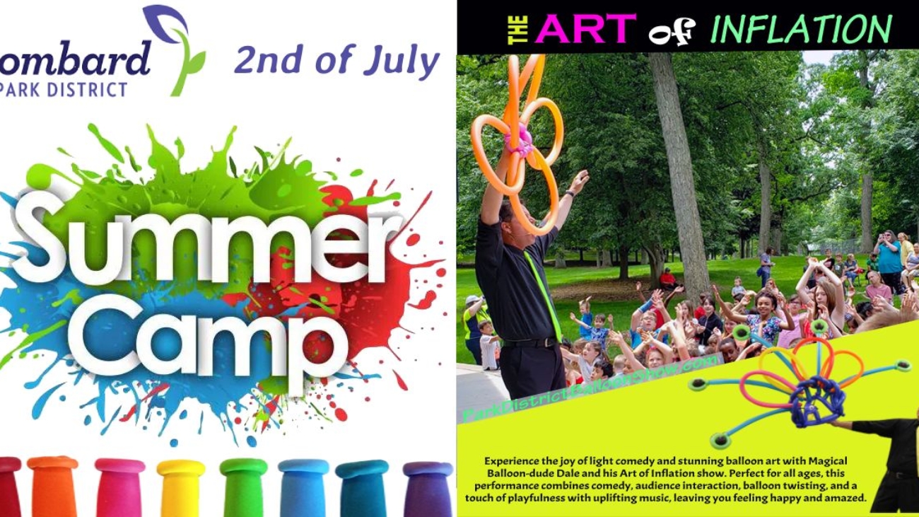 Lombard Park District Summer Camp - Banner 2025